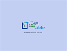 Tablet Screenshot of liceotalete.it